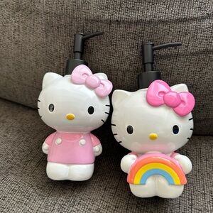 Hello Kitty Pink and Rainbow Dispenser Duo (2 for 1)